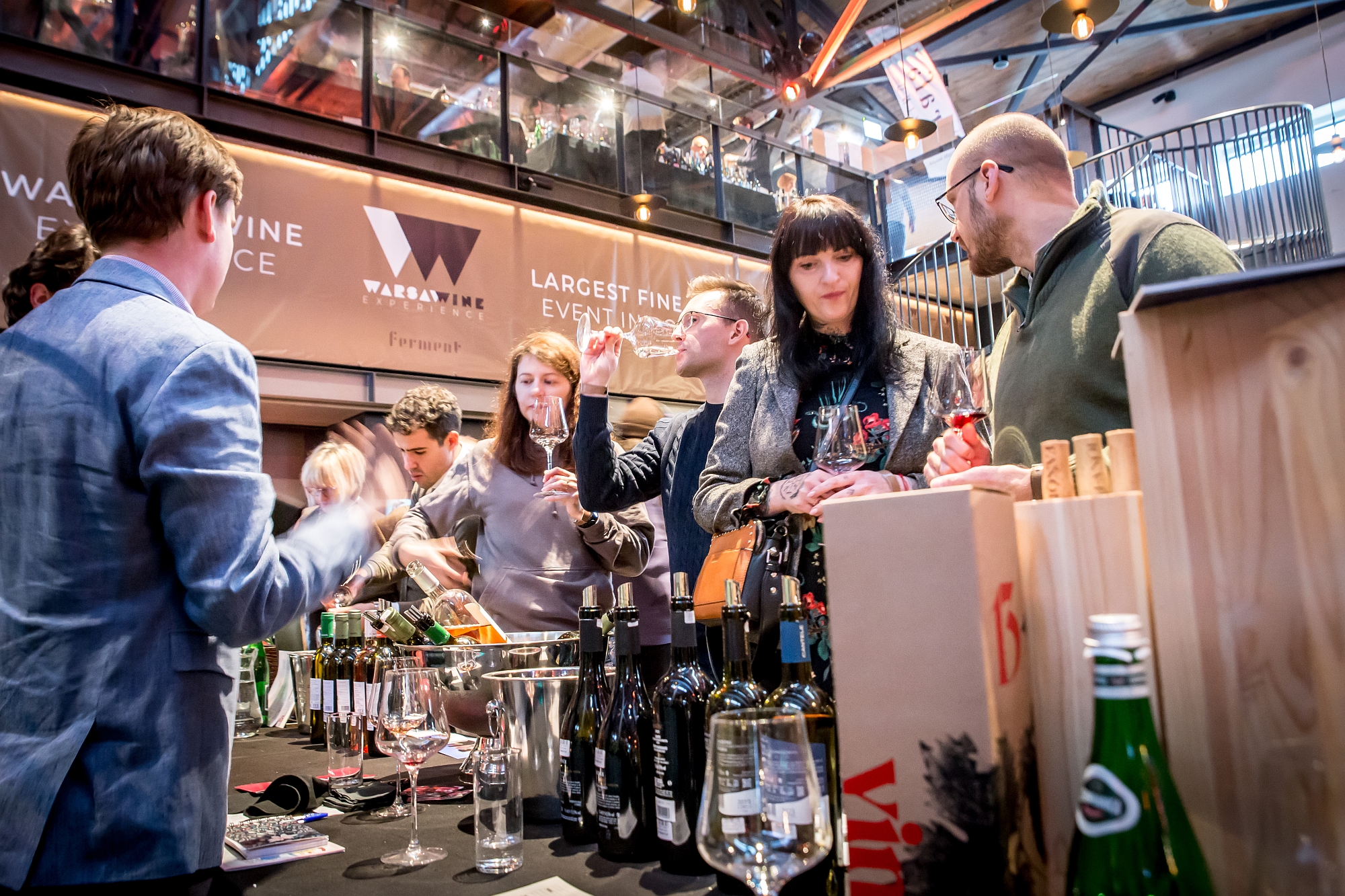 Wine tasting at Warsaw Wine Experience